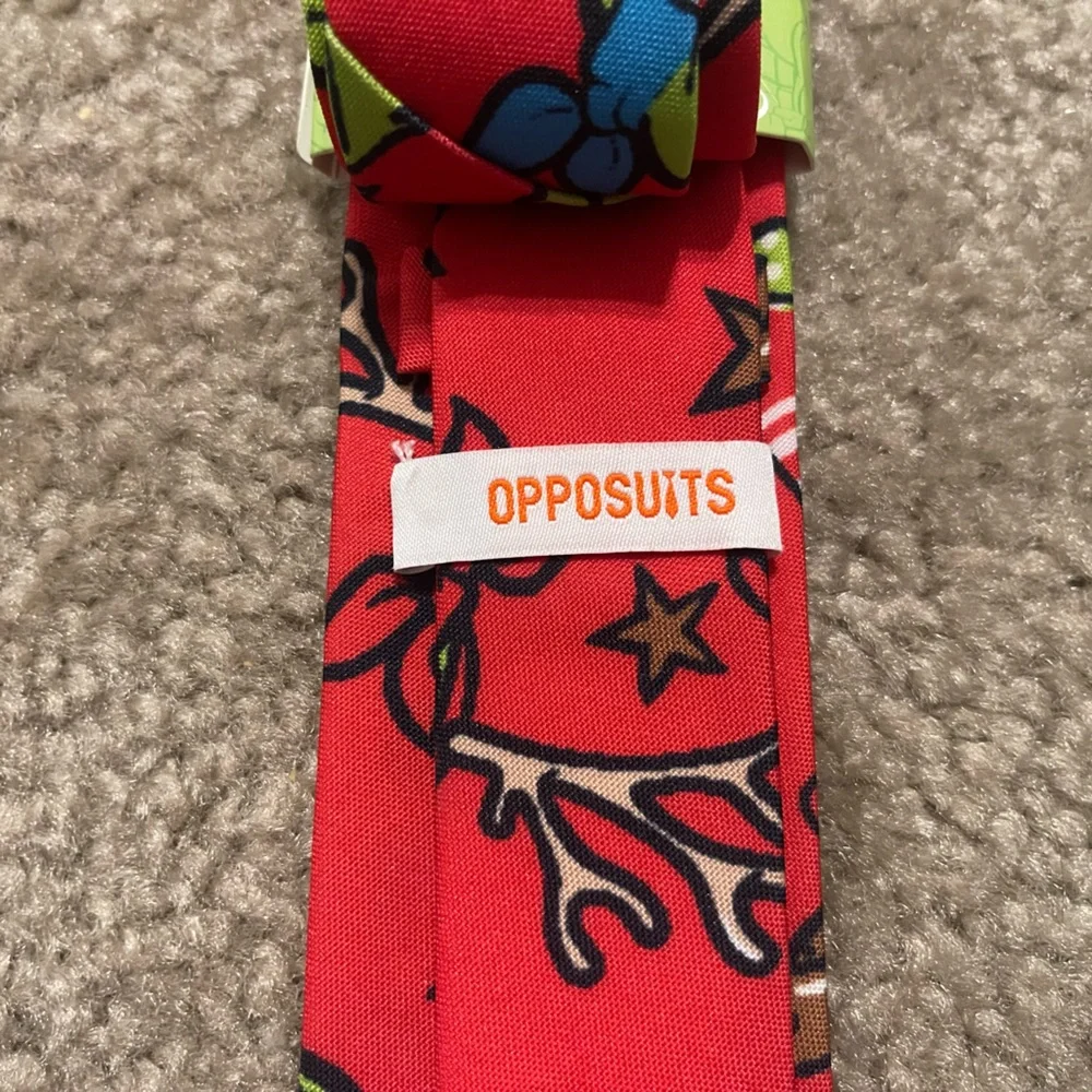 NWT Opposuits Nickelodeon Teenage Mutant Ninja Turtles TMNT Christmas Neck Tie